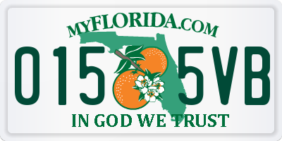 FL license plate 0155VB