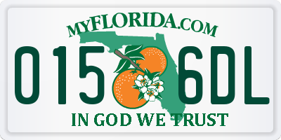 FL license plate 0156DL