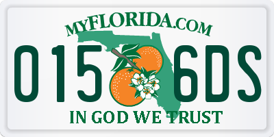 FL license plate 0156DS