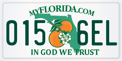FL license plate 0156EL