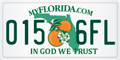 FL license plate 0156FL