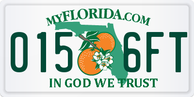 FL license plate 0156FT
