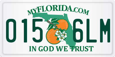 FL license plate 0156LM