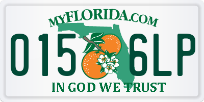 FL license plate 0156LP