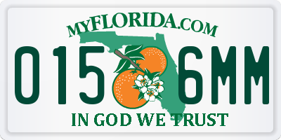 FL license plate 0156MM