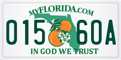 FL license plate 0156OA