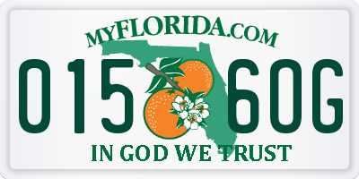 FL license plate 0156OG