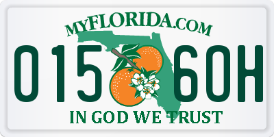 FL license plate 0156OH