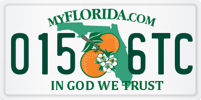 FL license plate 0156TC