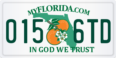 FL license plate 0156TD