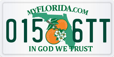 FL license plate 0156TT