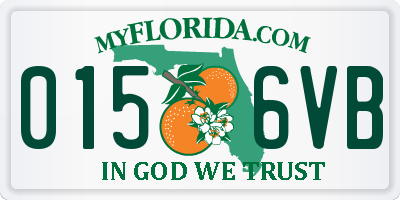 FL license plate 0156VB