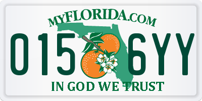 FL license plate 0156YY