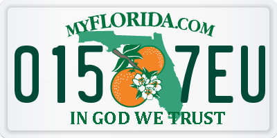 FL license plate 0157EU