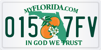 FL license plate 0157FV