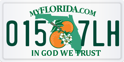 FL license plate 0157LH