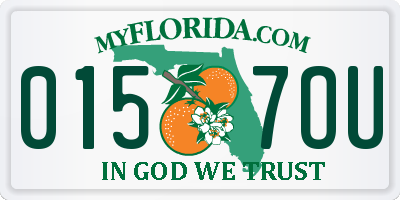 FL license plate 0157OU