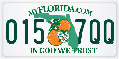 FL license plate 0157QQ