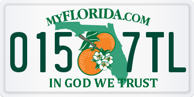 FL license plate 0157TL