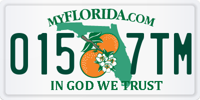 FL license plate 0157TM