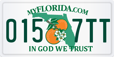 FL license plate 0157TT