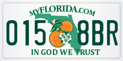 FL license plate 0158BR