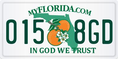 FL license plate 0158GD