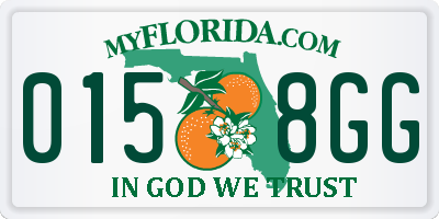 FL license plate 0158GG