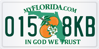 FL license plate 0158KB