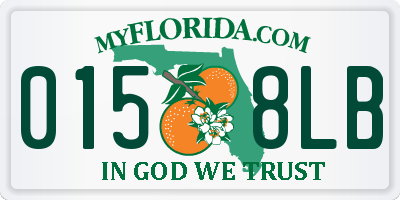 FL license plate 0158LB