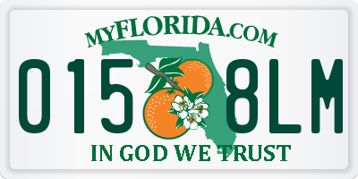 FL license plate 0158LM