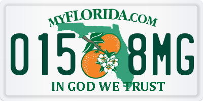 FL license plate 0158MG