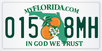 FL license plate 0158MH