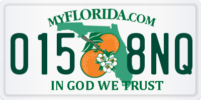 FL license plate 0158NQ