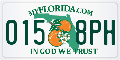 FL license plate 0158PH