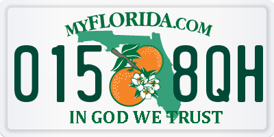 FL license plate 0158QH