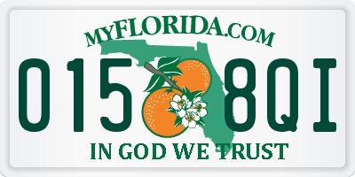 FL license plate 0158QI