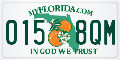 FL license plate 0158QM