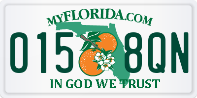 FL license plate 0158QN
