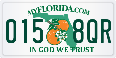 FL license plate 0158QR