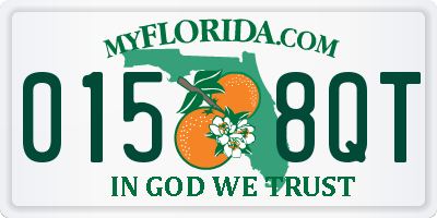 FL license plate 0158QT