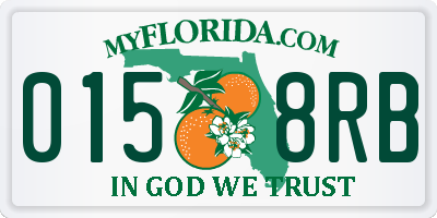FL license plate 0158RB