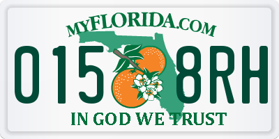 FL license plate 0158RH