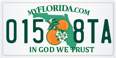 FL license plate 0158TA