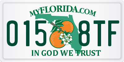 FL license plate 0158TF