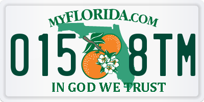 FL license plate 0158TM