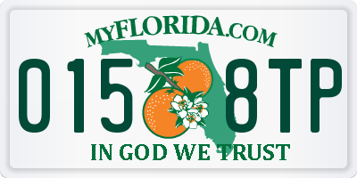 FL license plate 0158TP