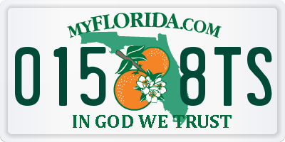 FL license plate 0158TS