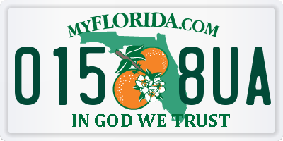 FL license plate 0158UA