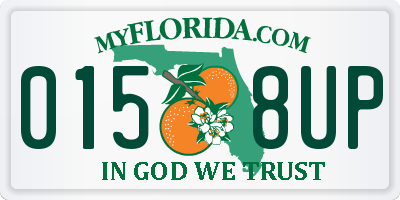 FL license plate 0158UP